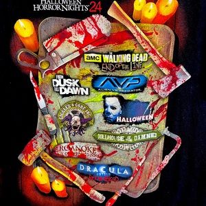 Universal Studios Halloween Horror Night 24 T-Shirt Adult Small Black